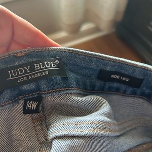Judy Blue Wide Leg Cargo Jeans 14W
